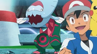 cynthia battel ash draco fish vs roserade pokemon battel video 😈😈 [upl. by Nosiram]