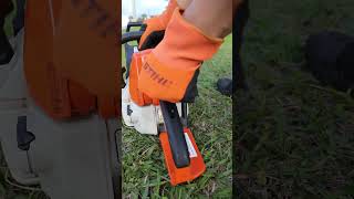 Motosierra Stihl MS 250  Buenas herramientas y maquinaria facilitan el trabajo [upl. by Ahseikram974]