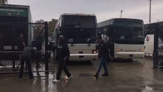 Tulane arrives for Cure Bowl game against LouisianaLafayette [upl. by Llerad]