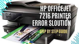 HP Officejet 7612 Printer Failure Error – Easy Step by Step Solution [upl. by Nilok]