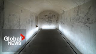 Secret room with possible Michelangelo art to open to public in Italy [upl. by Bergmans]