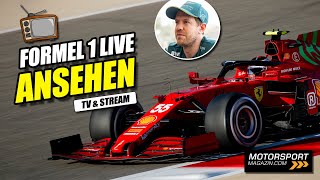 Wo läuft die Formel 1 2021 live im TV amp Stream [upl. by Jakoba]