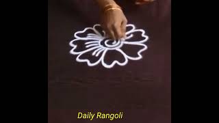 chinna muggulu for everydaysmall kolam for dailysimple rangoli designs [upl. by Anjela]