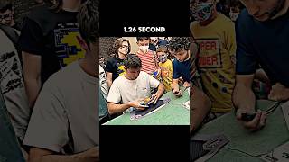 Solve on 1 second world record bestplayer challenge cubber [upl. by Hyrup]