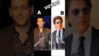 Competition Salman Khan 🇮🇳 🆚 Shahrukh khan 🇮🇳 status youtubeshorts attitude indianhero viral [upl. by Benco]