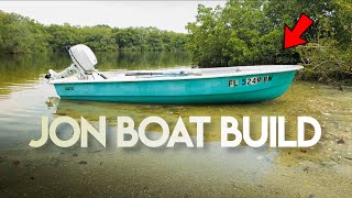 FIBERGLASS JON BOAT DIY Project COMPLETE BUILD [upl. by Aivax]