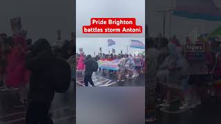 Pride Brighton battles storm Antoni [upl. by Gilman]