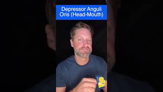 How to know which muscle is painful or stiff Head Mouth Depressor Anguli Oris  Day 25 Shorts [upl. by Almat]