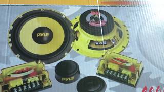 unboxing and review of the pyle 400 watt speakers [upl. by Eicart]