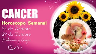 ⭐️CANCER DEFINITIVO TE EXTRAÑA Y TE NECESITAFIRME ACERCAMIENTO😍🥰❤️HOROSCOPO SEMANAL AMOR Y MÁS [upl. by Noryb]