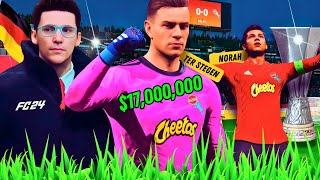 I Signed ter Stegen to win us the Europa League FC 24 Career Mode EP 13 [upl. by Adley633]