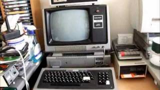 TRS80 Model 1 vintage computer set up and boot up  part 1 [upl. by Seem]