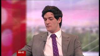 Fired Apprentice Leon Doyle on BBC Breakfast 230611 [upl. by Arraes]