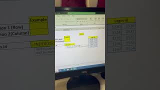 INDEX  MATCH Formula in Excel exceltutorial excel exceltips exceltutorial microsoftexcel [upl. by Rapsag]