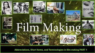 Film making PART1 shortformvideo abbreviation terminology filmmaking AST trending knowledge [upl. by Andryc]