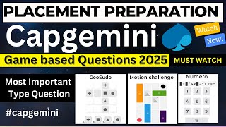 Capgemini Game Based Questions 2025 capgemini [upl. by Federico]