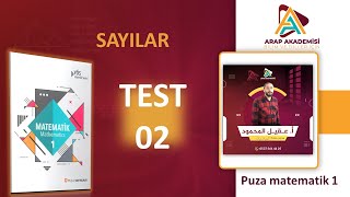 حل تستات بوزا رياضيات 1 ماث 1 الاعداد \ puza matematik 1 sayılar test 2 [upl. by Yekcir]