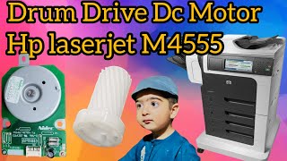 Hp Laserjet M630  MFP M4555  how to Drum drive Dc motor replaced  hp m630  printer repairing [upl. by Kieger]