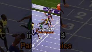 The Fastest 100m Race In The History Of The Olympics shorts [upl. by Oigolue]