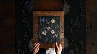 DIY pressed flower art with spring blooms [upl. by Vladamir]