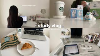 sub\study vlog 課題に追われる大学生の1日📂🖇️｜6時起き生活｜バイト👩🏻‍🍳｜uni life productive day of a Japanese student [upl. by Trixy]