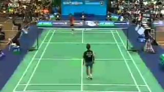 Malaysia Badminton Open 2005 MS Final  Lin DanCHN Vs Lee Chong WeiMAS [upl. by Ellerrehs64]