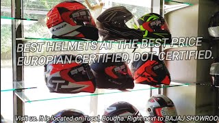 Best helmets at affordable price in NEPAL LS2 SMK STUDDS MAVOX helmets and many more brands [upl. by Codie835]