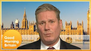 Keir Starmer Slams Boris Johnson Saying Hes Too Distracted By Partygate To Run The Country  GMB [upl. by Brietta]