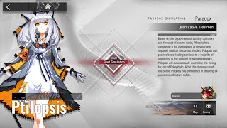 Arknights Paradox Simulation Ptilopsis Guide High level [upl. by Lleraj827]