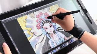 Kenting KT16 Drawing Tablet with Screen 156 inches Drawing Monitor [upl. by Sadler318]