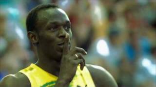 usain bolt 100 and 200m world records berlin [upl. by Airun]