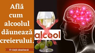 Afla cum alcoolul dauneaza creierului  Efectele negative ale alcoolului [upl. by Elyad]