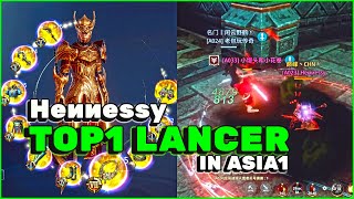 TOP1 GLOBAL LANCER TED IS BACK IN ASIA1  A1 TOBD4F  FF VS HOF  MIR4 [upl. by Perice]