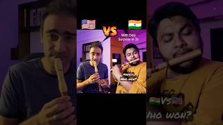 Who Won beatbox🎺 Lets Try 🤯 beatbox beatboxing trending asmrsounds flute vs shortfeed [upl. by Clarkin]