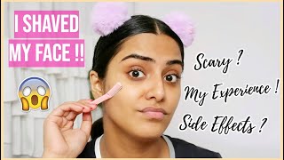 WHAT 😱 I Shaved My Face For The First Time  Step by Step in Hindi  Watch This Before Shaving [upl. by Yenobe]