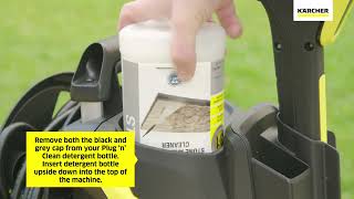 How to use detergent with my pressure washer  Kärcher UK [upl. by Coates]