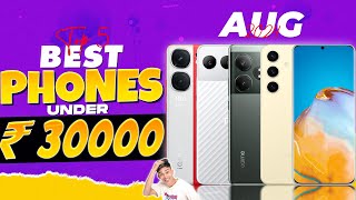 Top 5 Best Phone Under 30000 in August 2024  Best Flagship Smartphone Under 30000 in INDIA [upl. by Lundeen885]