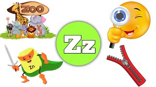 Z letter words  Zz for Zebra for kids  learn vocabulary in Englishviralkids [upl. by Eigna]