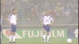 中田英寿のフリーキック 2001コンフィデレーションズカップ hidetoshi nakata [upl. by Hurlee]