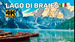 LAGO DI BRAIES  PRAGSER WILDSEE  HIKING AROUND THE MIRROR LAKE BRAIES ITALY 4K 60 FPS [upl. by Cutcliffe]