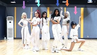 Apple GFRIEND Dance Practice Mirrored 5 Members Version Guide Arrows 4K [upl. by Azeret]