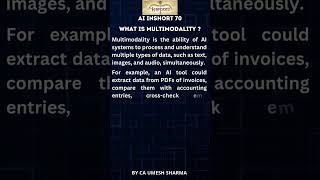 What is Multimodality By CA Umesh Sharma [upl. by Nitaj187]