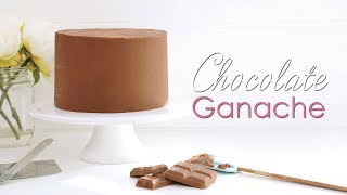 How to make amazing Chocolate Ganache  tutorial [upl. by Alamaj]