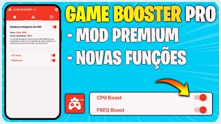 🚨 NOVA FUNÇÃO NO GAME BOOSTER PRO MOD PREMIUM [upl. by Sileray]