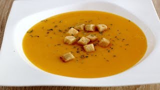 CREMA DE CALABAZA  ZANAHORIA Y CURRY 🍵🍵 [upl. by Ajit172]