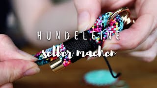 Hundeleine aus Seil selber machen  Basic DIY  TUTORIAL  Paracord Führleine selber takeln [upl. by Alroi458]