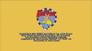 Arthur Season 1 End Credits 2014 PBS Remaster [upl. by Arvell100]