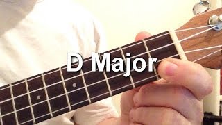 How to play D Major chord on the ukulele [upl. by Kale]