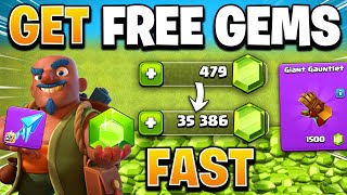 7 Ways How to Get FREE GEMS in Clash of Clans 2024 to Unlock Epic Equipment Fast [upl. by Odrude639]