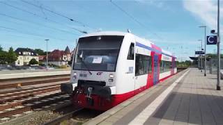 City Bahn Chemnitz in Angermünde 4K [upl. by Nosyla365]